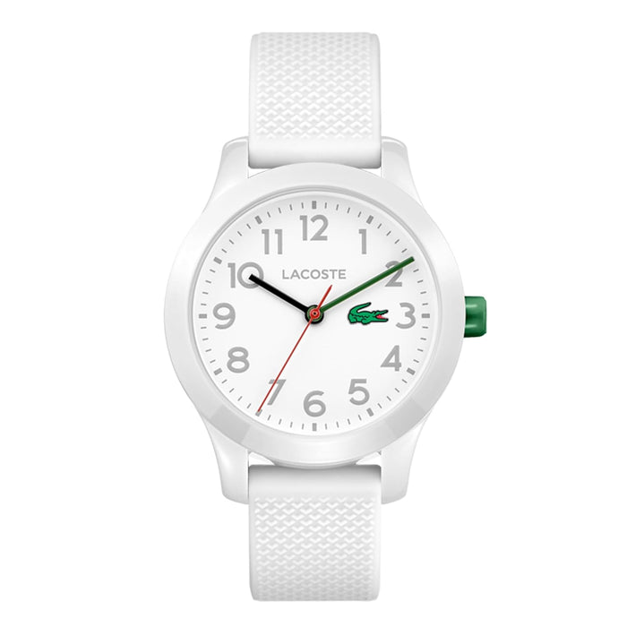 Lacoste White Dial White Silicone Watch - 2030003