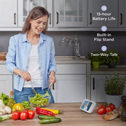 Hubble Connected Nursery Pal Glow Plus - 5-Inch Smart Hd Video Baby Monitor For Babies Wireless Security Camera With Infrared Night Vision - Two-Way Intercom, Room Temp Monitoring-White