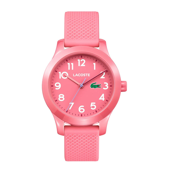Lacoste Kids's Pink Dial Pink Silicone Watch - 2030006