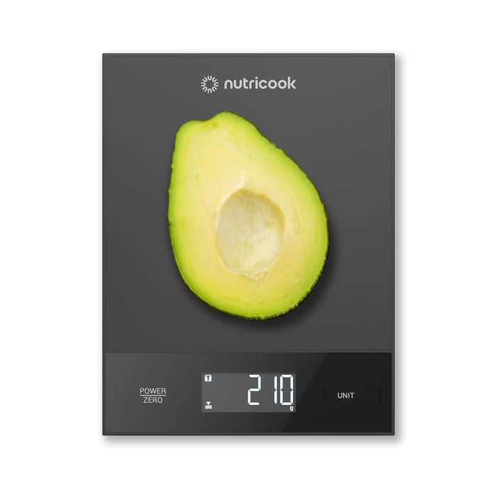 Nutricook Food Scale, 11lb Digital Kitchen Scale, Weight in Grams and Ounces (1g Precise) for Baking, Cooking, Nutrition and Meal Prep, Tare Function