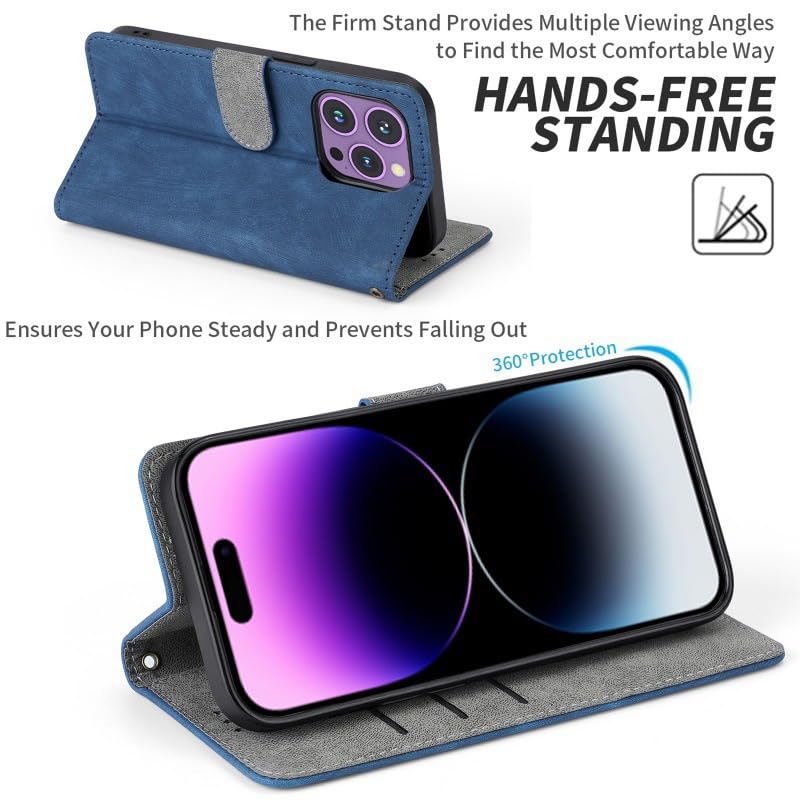 Case for Honor X9c??omes with a mobile phone lanyard, a flip leather phone case that can be folded into a phone holder, FRID anti-theft brush, and a portable storage card bag??onor X9C cover (Purple)