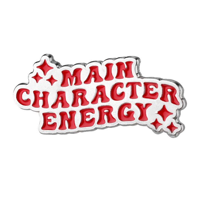 PEUTIER Energy Pin with Main Character Zinc Alloy Pin Enamel Inspirational Lapel Pins for Women Clothes Bags Hats
