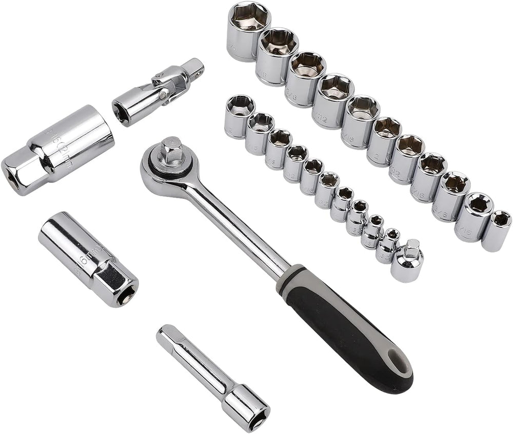 Amazon Basics 131-Piece General Household Home Repair and Mechanic's Hand Tool Kit Set