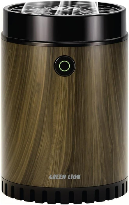Green Lion Smart Bakhour Rechargeable Electric Car Incense Burner, USB-C Portable Mini Burner, Aluminum Alloy Design, Strong Power for Fast Burning, Long-Lasting Fragrance - Green