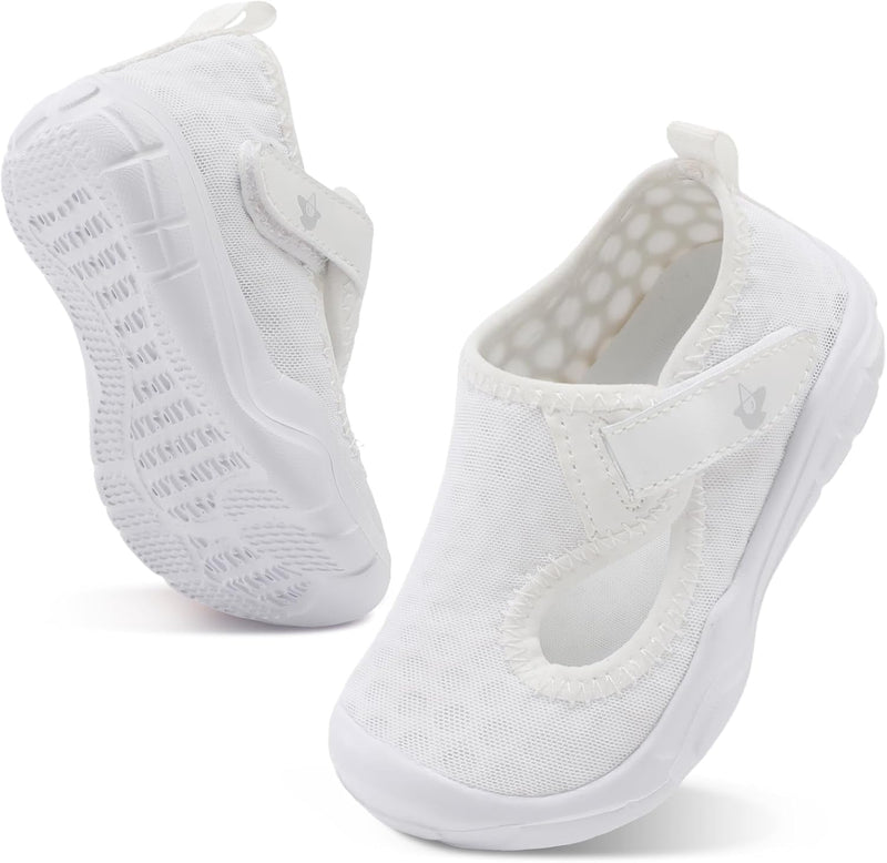 L-RUN Toddler Shoes Boys Girls Wide Toe Box Barefoot Walking Shoes Kid Lightweight Breathable Sneakers