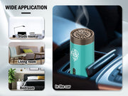 Hitopin Electric Incense Sticks Aroma Diffuser Car Electric Incense Burner Arabic Bakhoor Burner Portable Electric USB Aroma Diffuser Rechargeable for Car and Home (Blue)