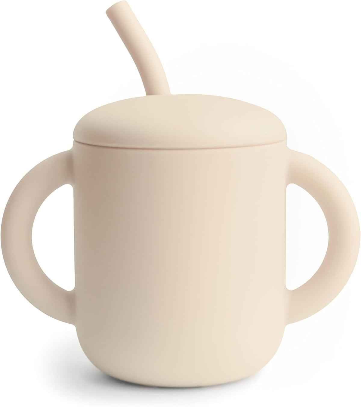 Silicone Training Cup + Straw Blush β image 5
