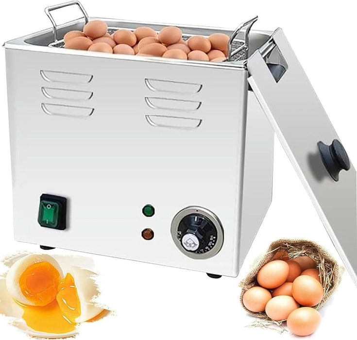 2600W Automatic Commercial Egg Boiler, Hot Spring Egg Cooker, 50Pcs Large Capacity Intelligent Half-Boiled Egg Soft-Boiled Egg Machine, Electric Egg Cooker Boiler