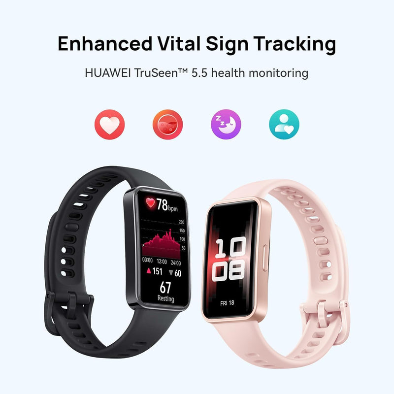 HUAWEI Band 9, Comfortable All-Day Wearing, Sleep Tracking, Fast Charging, Durable Battery, Intelligent Brightness Adjustments, 100 different workout modes, Compatible with iOS&Android, Blue
