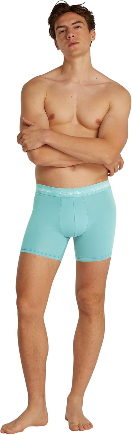 Calvin Klein Mens BOXER BRIEF 3PK Underwear Bottoms (pack of 3)