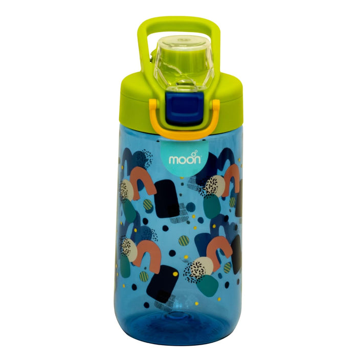 The Moon Brand Kids Tritan Water Bottle Portable 630ml for Indoor & Outdoor Activities: TravelPicnicsHikingBikingCamping Spill ProofBreak ResistantBPA Free, OdorFree Perfect Gift - Green