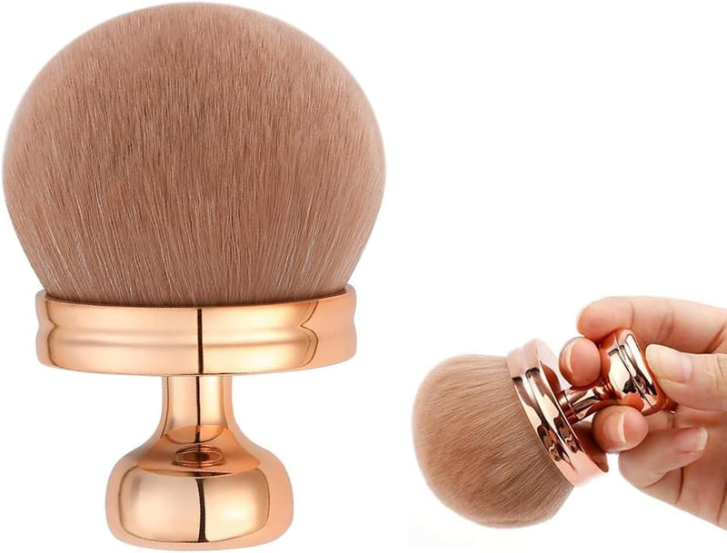 IKEEP Extra Large Body Makeup Brush for Self Tanner, Self Tan Back Applicator, Brush for Bronzers Blend Self Tanning Applicator, Oval Face Leg Makeup Brush with Drawstring Bag