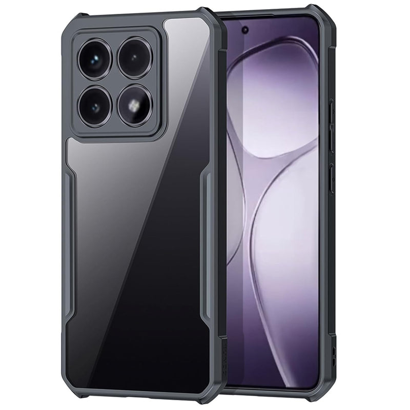 For Xiaomi 14T Case, Camera Lens Protection Back Cover, TPU Shockproof Bumper Mobile Phone Case Anti-Yellowing Slim Fit Protective Casing (Mi 14T)