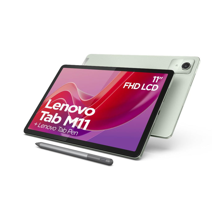 Lenovo Tab M11 Tablet | 11 Inch WUXGA Touch Display | MediaTek Helio G88 | 4GB RAM | 128GB Memory | Wi-Fi | Android 13 | Green | Includes Lenovo Tab Pen