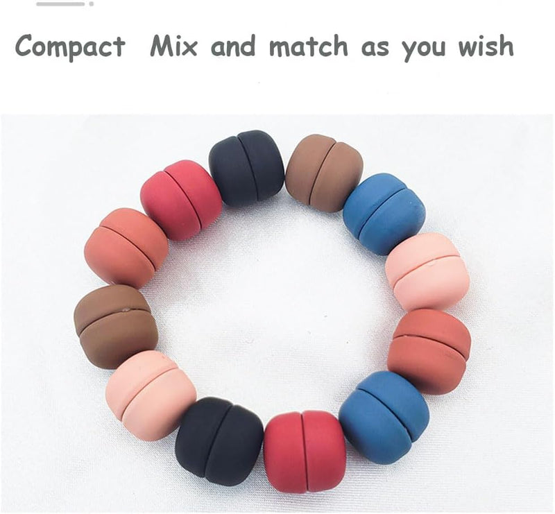 Hijab Magnetic Pins,8 Pcs Small Strongest Commercial Strength Colorful Scarf Pins Buttons for Women Multi-Use (Matte Style)
