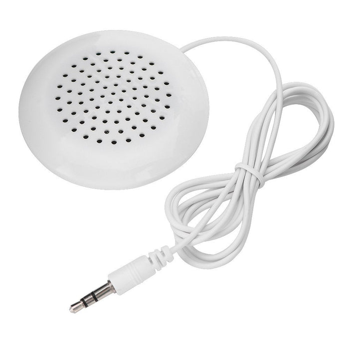 Sorandy Mini Portable Speaker, Cell Phone Speaker, 3.5mm Mini Stereo Speaker Pillow Speaker for MP3, Phone, Tablet, Laptop, Plug and Play