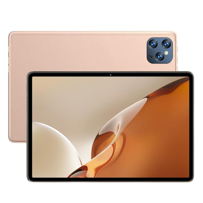 Umiio 10.1" Android Smart Tablet PC Dual SIM 5G Wifi 6GB RAM 128GB ROM Game and Music A10 Pro Kids Tab (Gold)