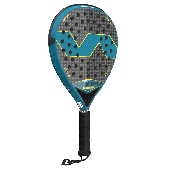 Varlion Padel Racket Maxima Summum Prisma Soft Tear Hybrid Shape for Balanced Control & Power with Prisma Frame & Softcolor EVA Core