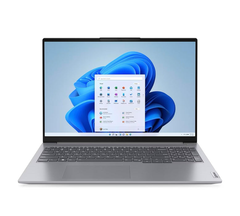 Lenovo Thinkbook 16 G6 AMD Ryzen 5 7430U 16" Wuxga IPS Antiglare 300 NITS Laptop (16GB RAM, 512GB SSD, Integrated AMD Radeon™ Graphics) Fingerprint | Backlit | Win 11 Pro (UPGRADED) 21KK008FAK - Grey