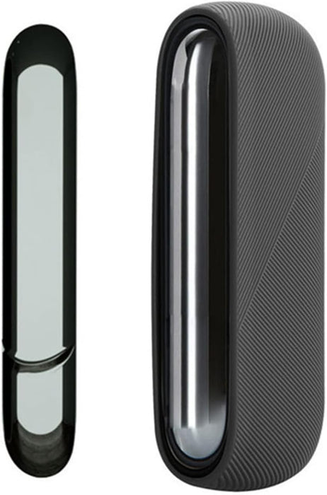 Tazweeq Electronic Case and Carrying Pouch for IQS 3.0 Duo, Silicone Protective Case, Electroplated Side Cover Protective Case, Shock and Scratch Resistant(Black)