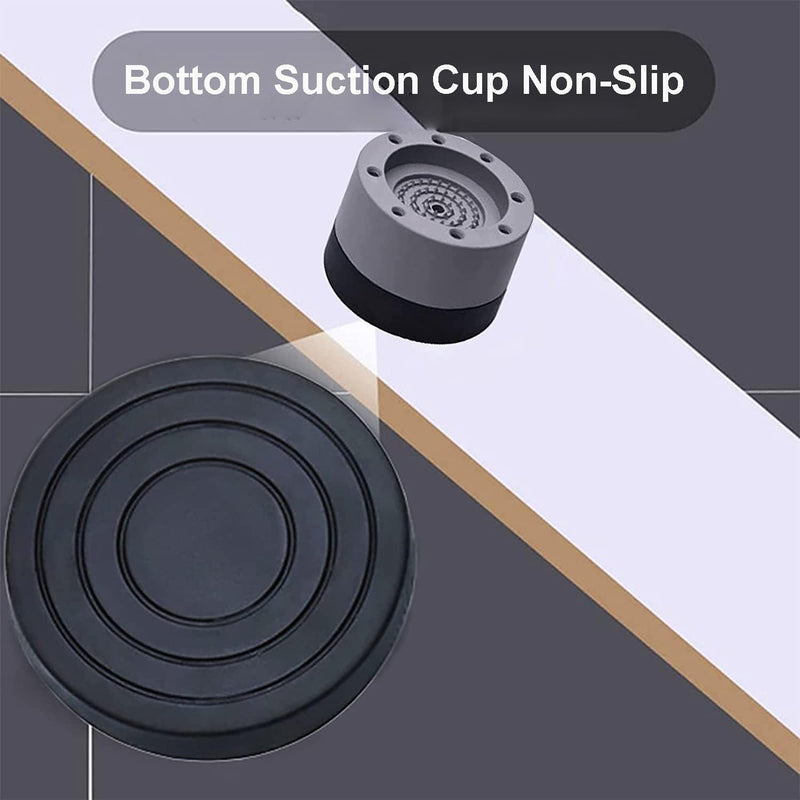Naplion Anti Vibration Pads for Washer Dryer, Washer Pads for Noise Cancellatiton and Feet Shock, Rubber Anti-slip Washing Machine Base Feet Column