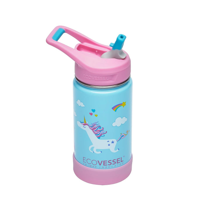 FROST - 12oz (355ml) Kids TriMax Triple Insulated Steel Bottle with Straw Top