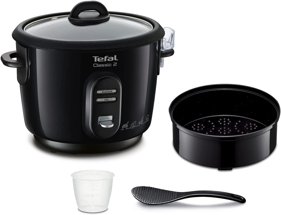 Tefal RK102811 Reiskocher Classic, schwarz-metallic