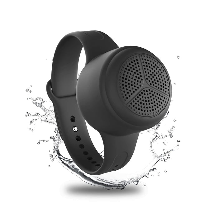 Azonee Multifunctional Bluetooth Speaker, IPX7 Waterproof Portable Stereo Speaker with Micro SD Support, TWS Pairing, Remote Camera Control,Small Pillow Speaker with Watchband for Outdoor,Home,Shower