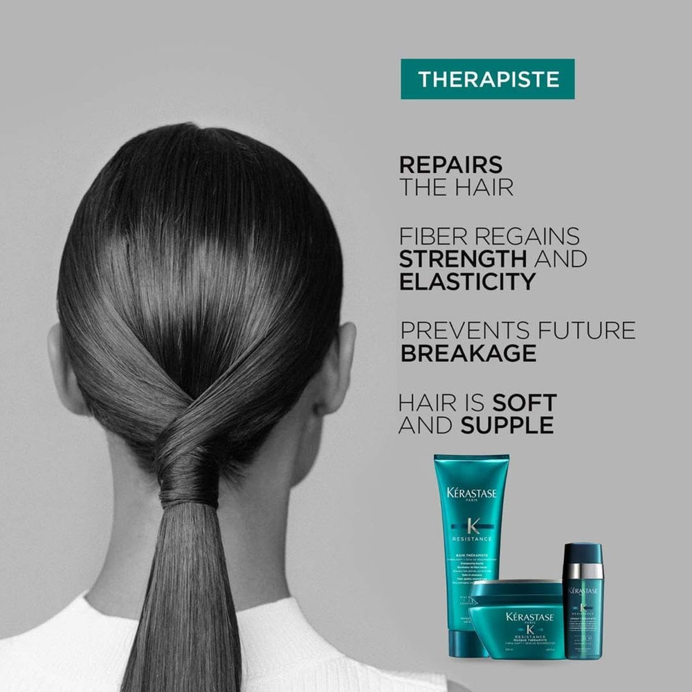 Kérastase Resistance Thérapiste Hair Repairing Mask for Damaged Hair Strengthening Hair Mask for Repair & Softness 200ml