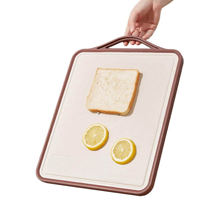 Chopping Boards For Kitchen - Double Sided Vegetable Board With Diversion Groove And Grater,Multifunctional Prep Mat For Cooking Vegetable Grilling Camping