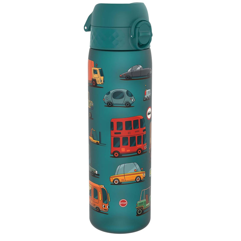 ion8 Trinkflasche, 500 ml, Auslaufsicher, Einhand?ffnung, Sichere Verriegelung, Sp?lmaschinenfest, BPA-frei, Tragegriff, Klappdeckel, Leicht zu Reinigen, Klimaneutral, Automobil-Design