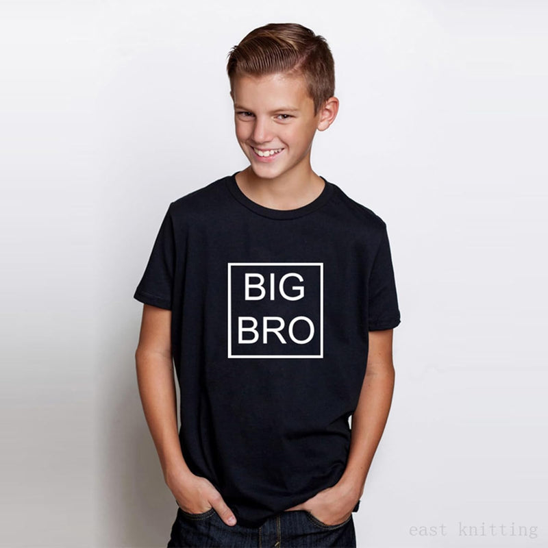 Kids Baby Boy Big Brother T Shirt Tops Toddler Lil Bro Pullover Tees Twins Sibling Matching Clothes Outfit
