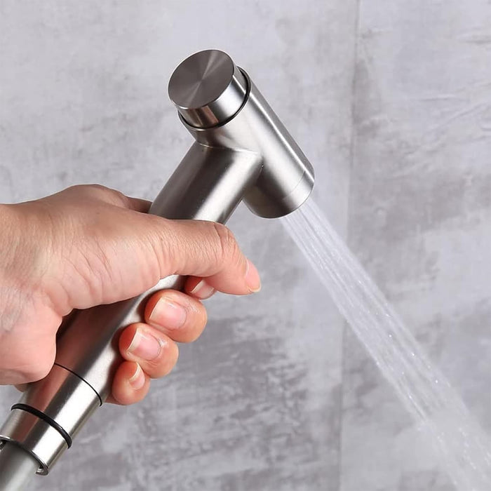 Joyzzz Bidet Toilet Sprayer Head, Wall Mounted Bidet Hand Shower, Stainless Steel Bidet Sprayer for Toilet, Hand Held Toilet Bidet for Kitchen, Bathroom, Shower and Toilet Cleaning