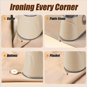 1-2025 Vacuum Steamer for Clothes,Vacuum Steamer for Clothing,Rapid Heating - Instant Wrinkle Removing for Clothes,With 600ml Tank,For Clothes, Home & Travel (1pcs)