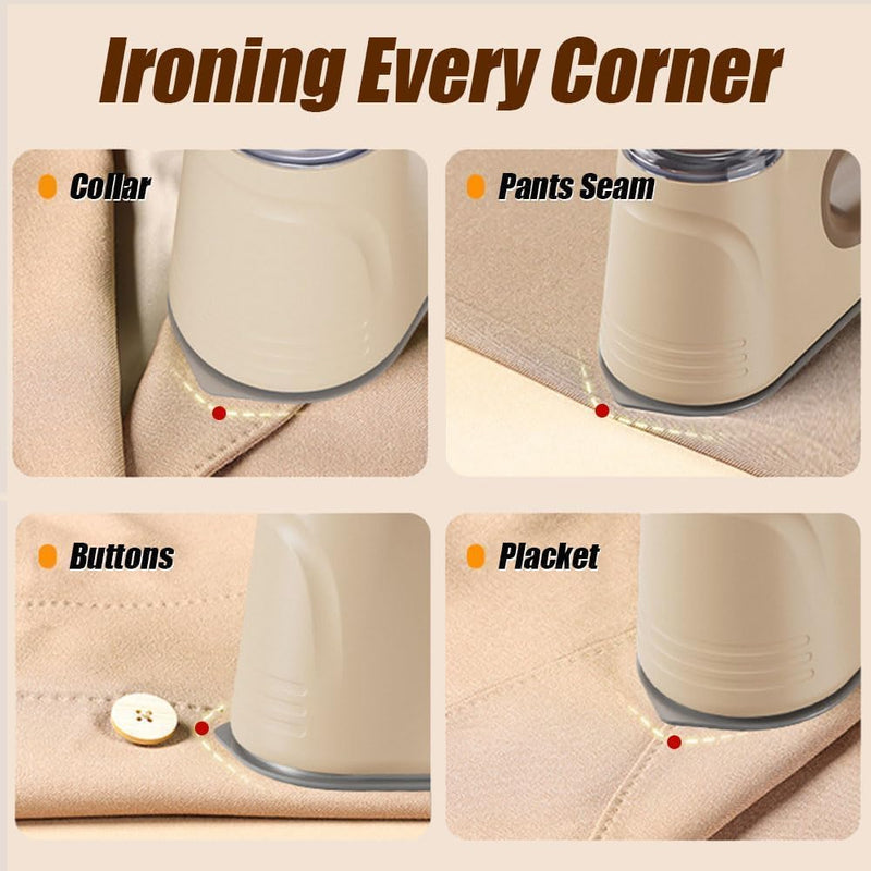 1-2025 Vacuum Steamer for Clothes,Vacuum Steamer for Clothing,Rapid Heating - Instant Wrinkle Removing for Clothes,With 600ml Tank,For Clothes, Home & Travel (1pcs)