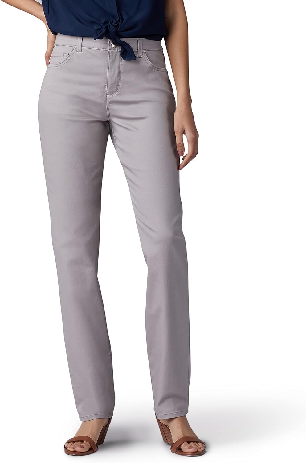 womens Instantly Slims Classic Relaxed Fit Monroe Straight Leg Jean Jeans