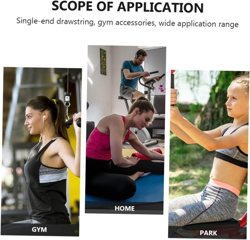 HEMOTON Single Head Pull Rope for Fitness Training Supplies Durable Exercise Equipment for Home Gym Workouts for Strength Training and Muscle Building