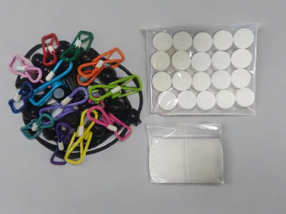 Camping Clothesline Washing Portable Kit: Retractable Compressed Towels & Soap Flakes for Outdoor Travel Essentials