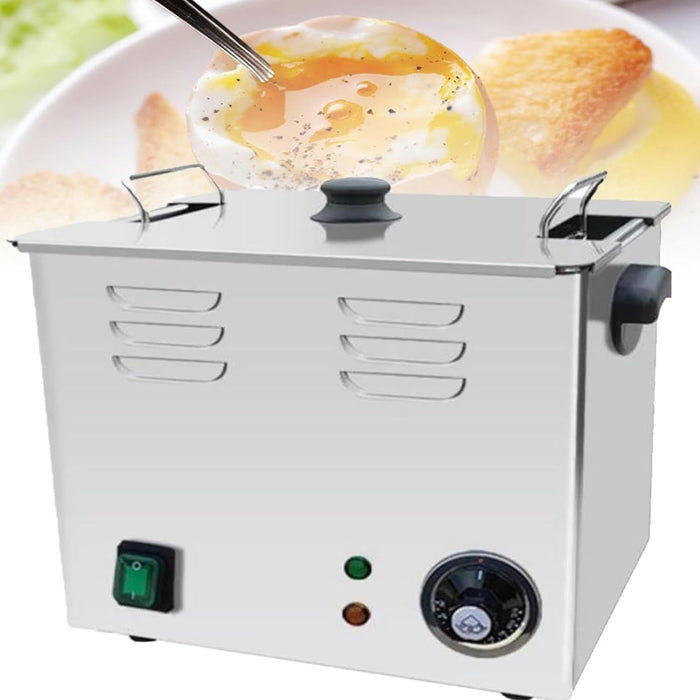 2600W Commercial Egg Cooker, Large Capacity 60Pcs Intelligent, Automatic Half-Boiled Egg Soft-Boiled Egg Machine, Electric Egg Cooker Egg Boiler for Restaurant, (A)