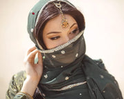 Honbay 12PCS Cute Hijab Pins Crystal Rhinestone Ball Pearl Brooch Pins Headscarf Shawl Scarf Muslim Hijab Scarf Clips Safety Pins Buttons Wedding Dress Decorative Boutonniere