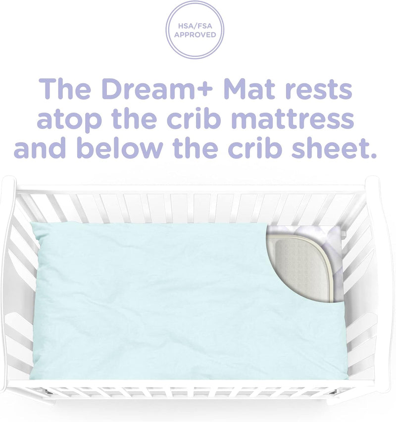 Hubble Nursery View Premium 5 Inch Video Baby Monitor with Room Temperature Sensor, Two Way Talk, Digital Zoom, Soothing Nature Sounds - White