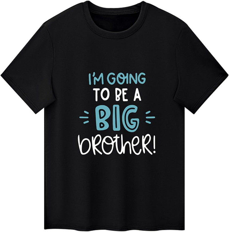 I’m Going to be a Big Brother T Shirts Announcement Tees for Kids Toddler Baby Boy Promoted Tops Clothes Gift
