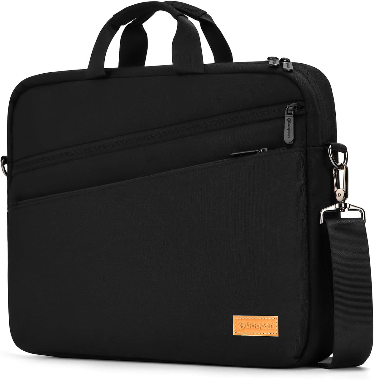 Laptop Bag Laptop Briefcase Fits up to 15 15.6 16 17 17.3 Inch Laptop Expandable Waterproof Shoulder Bag Shoulder Bag Carry Bag Notebook Bag PC Computer Bag β image 1