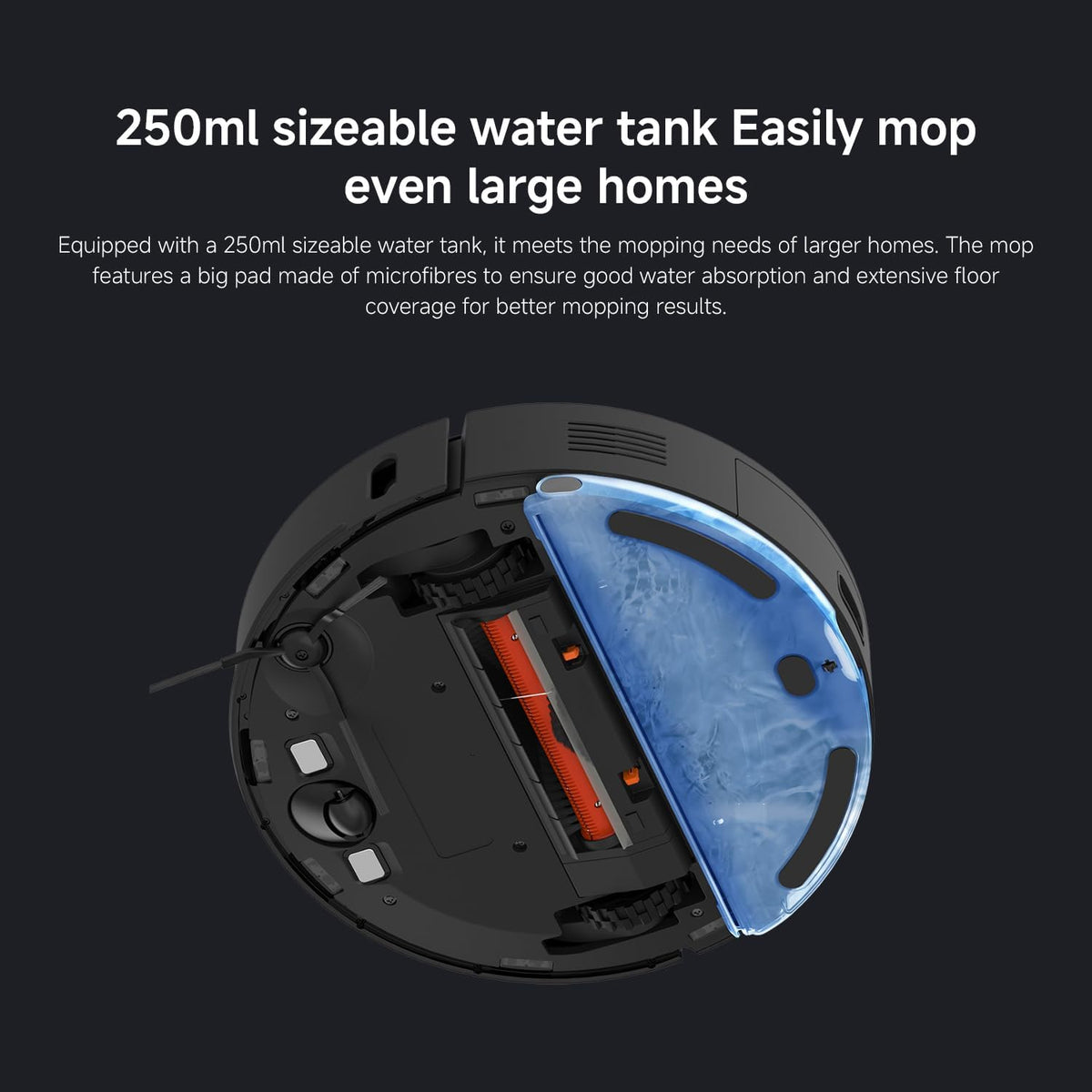 Xiaomi Robot Vacuum S10T, Smart LDS Navigation, 8000Pa Powerful Suction, 5200mAh Large Battery Capacity, 2-in-1 Vacuum and Mop, App Control, Pet Hair & Carpet Cleaning, Black – image 13