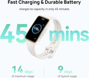 HUAWEI Band 9, Comfortable All-Day Wearing, Sleep Tracking, Fast Charging, Durable Battery, Intelligent Brightness Adjustments, 100 different workout modes, Compatible with iOS&Android, Blue