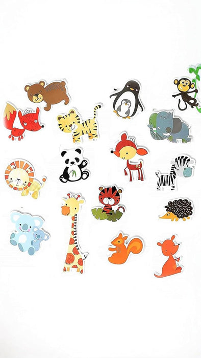 Sweet seven Kids Bathroom Toys: Soft EVA Foam Sea Animal Bath Set with DIY Sticker Puzzles - Non-Toxic, Early Education Fun for Toddlers