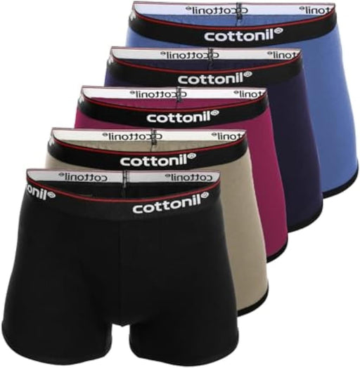 Cottonil Set of 5 Everyday Boxer Multi color - M