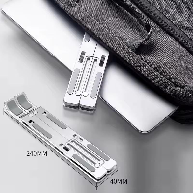 IGIBAL- COMPUTER Adjustable Laptop Stand for Desk-Portable Computer-Support Stand- Foldable Laptop Holder-Ventilated Cooling Notebook Stand-for MacBook Pro Air-Lenovo-Dell- HP-Laptops-Tablet