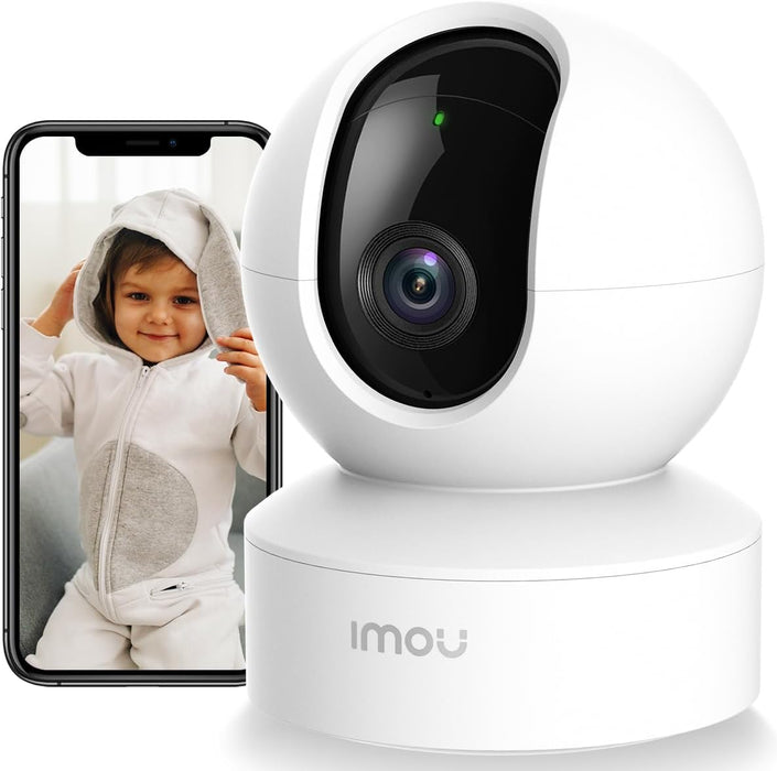 Imou 1080P Security Camera for Home Smart Camera Indoor Surveillance Home Camera 360° Motorized, IR Night Vision Baby Monitor Abnormal Sound, Two-way Talk, Pet Camera, Built-in Siren (DK2 1080P)
