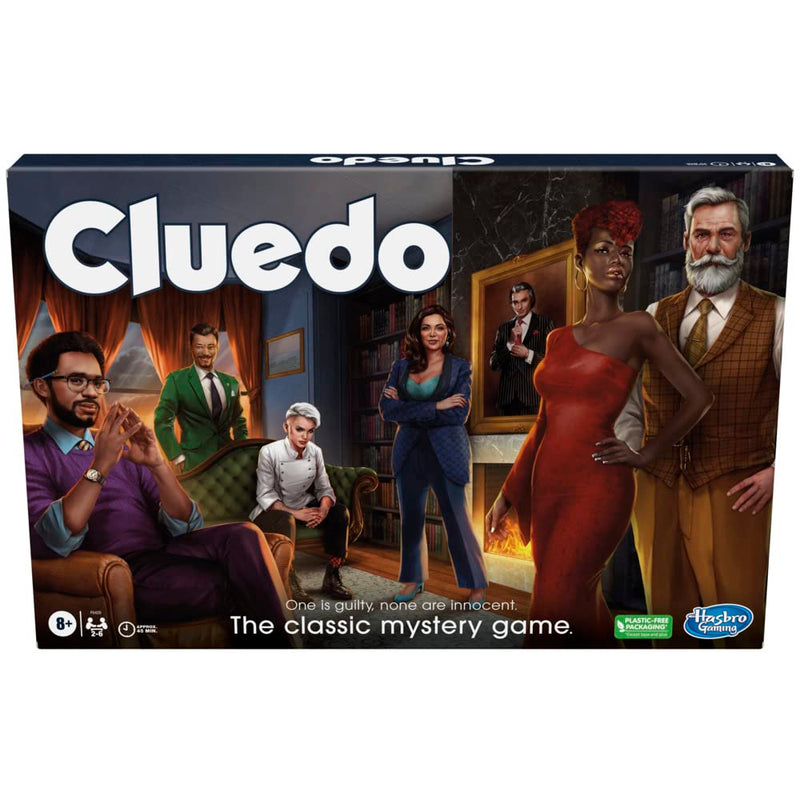 Hasbro Gaming Cluedo Board Game for Children Aged 8 and Up, Reimagined Classic for 2-6 Players, Detective Mystery Games, Family Time, and Adults